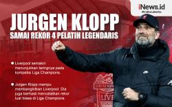Infografis Jurgen Klopp Samai Rekor 4 Pelatih Legendaris