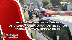 Ambulans Terjebak Macet di Palabuhanratu, Kapolres Turun Tangan Kawal hingga ke RS