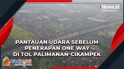 Ini Pantauan Udara Kakorlantas Polri sebelum Penerapan One Way di Tol Palimanan-Cikampek