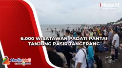 Libur Lebaran, 6.000 Wisatawan Padati Pantai Tanjung Pasir Tangerang