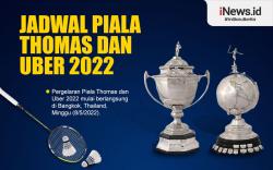 Infografis Jadwal Piala Thomas dan Uber 2022