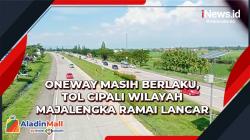 Oneway Masih Berlaku, Tol Cipali Wilayah Majalengka Ramai Lancar<