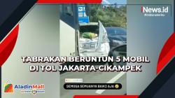 Tabrakan Beruntun 5 Mobil di Tol Jakarta-Cikampek, Begini Kondisinya