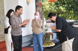 Erick Thohir Silaturahmi Lebaran dengan Presiden Jokowi di Istana Tampaksiring Bali 
