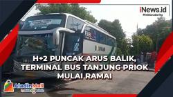 H+2 Puncak Arus Balik, Terminal Bus Tanjung Priok Mulai Ramai