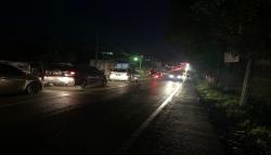 Malam Hari, Jalur Padalarang-Cianjur Macet, Kendaraan Melaju 5 Km per Jam<