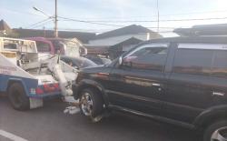 Dua Mobil Tabrakan di Jalur Puncak Bogor Sabtu Pagi, Sebabkan Kemacetan Panjang<