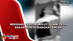 Berawal Cekcok Mulut, Suami Tega Bakar Istri di Bangka Tengah