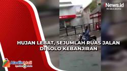 Hujan Lebat, Sejumlah Ruas Jalan di Solo Kebanjiran