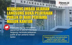 Infografis Kejagung Imbau Jajaran Langsung Buka Pelayanan Publik di Hari Pertama Masuk Kantor