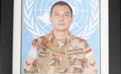 Gugur karena Sakit saat Bertugas di Kongo, Jenazah Kopda Jarot Budi Tiba di Tanah Air