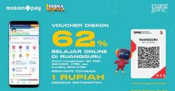 Hanya 1 Rupiah, Voucher Diskon Belajar Online di Ruangguru Pakai Aplikasi MotionPay!