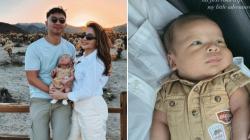 4 Potret Gemas Baby Izz, Putra Tampan Nikita Willy yang Lahir di Amerika 