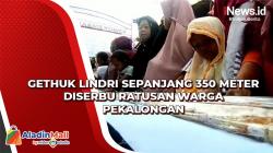 Gethuk Lindri Sepanjang 350 Meter Diserbu Ratusan Warga Pekalongan