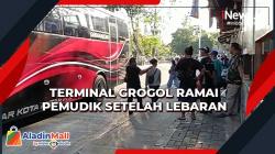 Terminal Grogol Ramai Pemudik setelah Lebaran