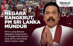 Infografis Negara Bangkrut, PM Sri Lanka Mundur