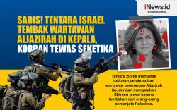 Infografis Sadis! Tentara Israel Tembak Wartawan Aljazirah di Kepala, Korban Tewas Seketika