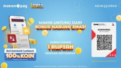 Hanya dengan Bayar Rp1 di MotionPay, Makin Untung dari Bonus Nabung Emas di KoinWorks!