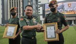 2 Prajurit TNI AD Gagalkan Aksi Begal Dapat Penghargaan KSAD
