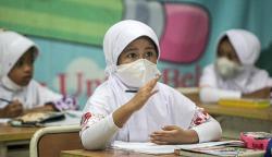 Potret Siswa Semangat Ikuti PTM 100 Persen usai Libur Lebaran