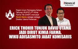 Infografis David Utama Jadi Dirut Kimia Farma, Wiku Adisasmito Jabat Komisaris