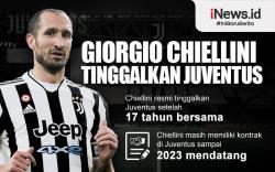 Infografis Giorgio Chiellini Tinggalkan Juventus setelah 17 Tahun Bersama