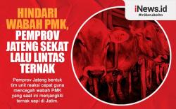Infografis Waspadai Wabah PMK, Pemprov Jateng Sekat Lalu Lintas Ternak di Perbatasan 