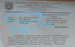 Viral Surat Santunan di Way Kanan dengan Stempel Setda, Ternyata Ini Faktanya