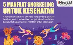 Infografis Manfaat Snorkeling untuk Kesehatan