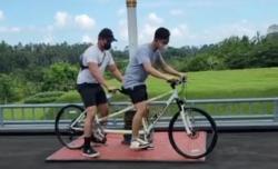 Kaesang Naik Sepeda bareng Gibran, Netizen: Itu yang Dimainin Sepeda Paspampres Ya?