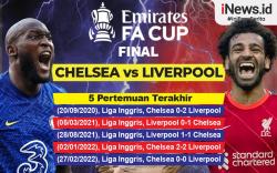 Infografis Prediksi Chelsea Vs Liverpool di Final Piala FA: The Reds Incar Gelar ke-2