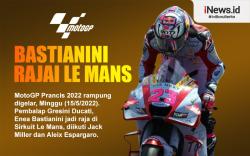 Infografis Enea Bastianini Juara MotoGP Prancis 2022