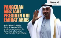 Infografis Pangeran MBZ Jadi Presiden UEA Gantikan Syekh Khalifa