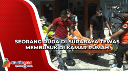 Seorang Duda di Surabaya Tewas Membusuk di Kamar Rumah