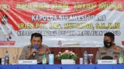Kapolda Sulut Kunjungi Polres Kepulauan Talaud, Ini Pesan yang Disampaikan   
