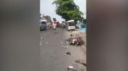 Polisi Masih Dalami Penyebab Kecelakaan Elf Maut di Purwasari Karawang<