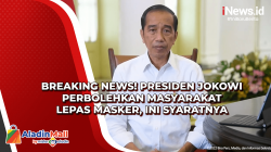 Breaking News! Presiden Jokowi Perbolehkan Masyarakat Lepas Masker, Ini Syaratnya