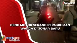 Geng Motor Serang Permukiman Warga di Johar Baru