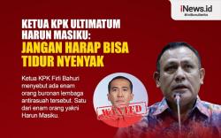 Infografis Ketua KPK Ultimatum Harun Masiku: Jangan Harap Bisa Tidur Nyenyak