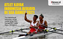Infografis Atlet Kayak Indonesia Berjaya di SEA Games 2021