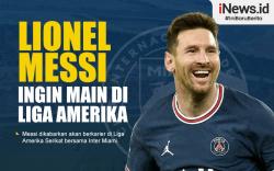 Infografis Lionel Messi Ingin Main di Liga Amerika