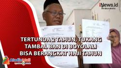 Tertunda 2 Tahun, Tukang Tambal Ban di Boyolali Bisa Berangkat Haji Tahun Ini