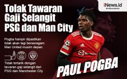 Infografis Paul Pogba Tolak Gaji Tinggi dari PSG dan Man City
