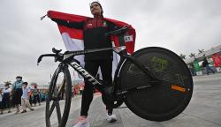 Atlet Road Bike Indonesia Raih Medali Emas SEA Games Vietnam