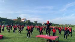 Harkitnas, 3.452 Kader PDI Perjuangan di Surabaya Gelar Senam Sicita