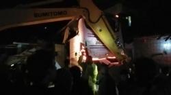 Bus Maut Tewaskan 3 Orang di Ciamis Dievakuasi Pakai Alat Berat, Bagian Depan Hancur<