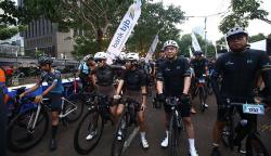 Gowes Bareng Kampanyekan Hidup Sehat Menyambut HUT ke-61 Bank BJB