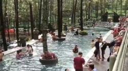 Menikmati Kolam Renang Air Panas Alami di Wisata Guci Forest Tegal