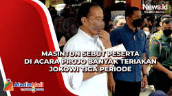 Masinton Sebut Peserta di Acara Projo Banyak Teriakan Jokowi Tiga Periode