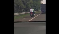 Viral Ojol Berpenumpang Nyasar ke Tol Pasteur Bandung, Dihentikan dan Ditindak<